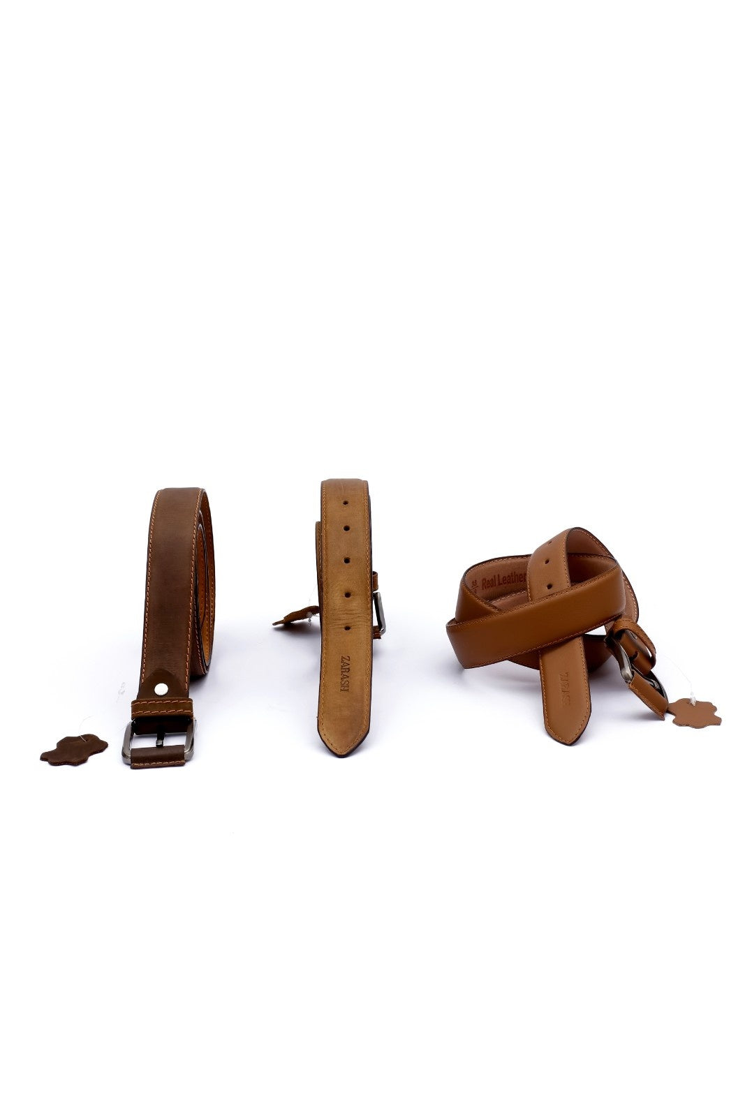 Crazy Leather Dress Belt