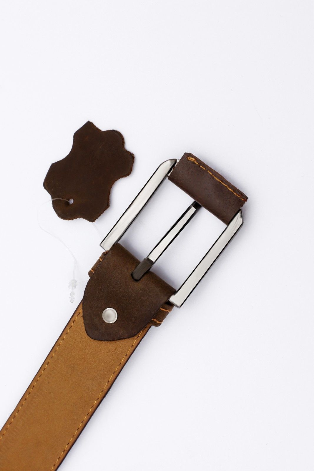 Crazy Leather Dress Belt