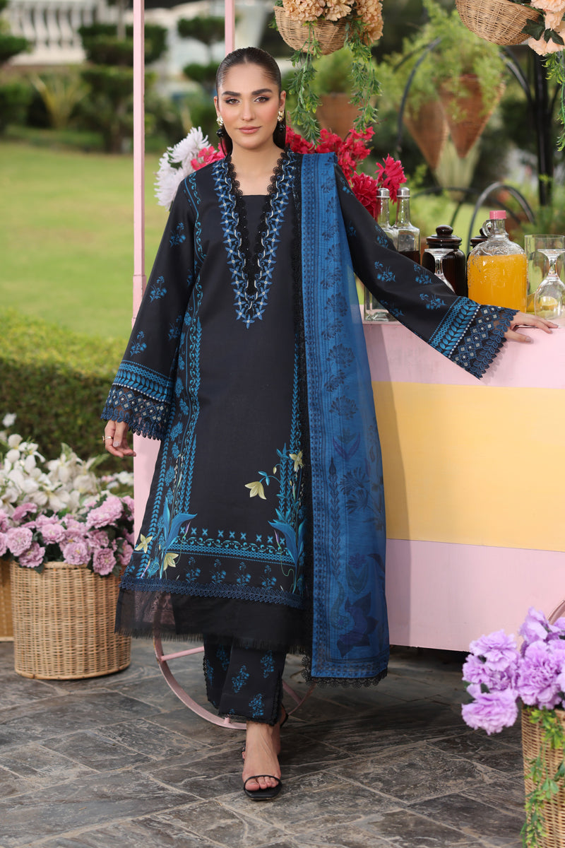 Rang Rasiya Printed Lawn Suits Unstitched 3 Piece Ushna
