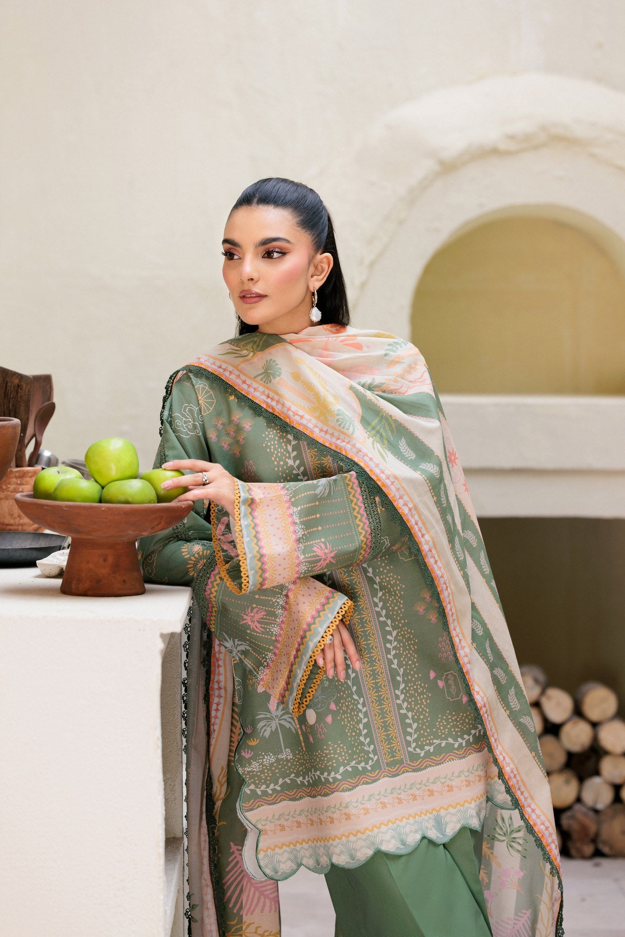 Florent Printed Lawn Suits Unstitched 3 Piece  - Summer Collection FDW - 9B