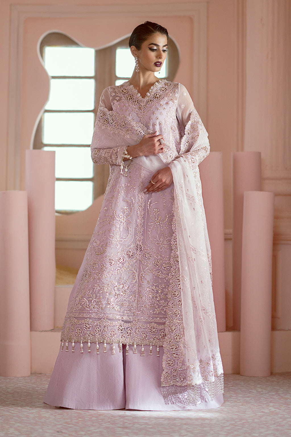 Ayzel CORA Luminara Embroidered Organza