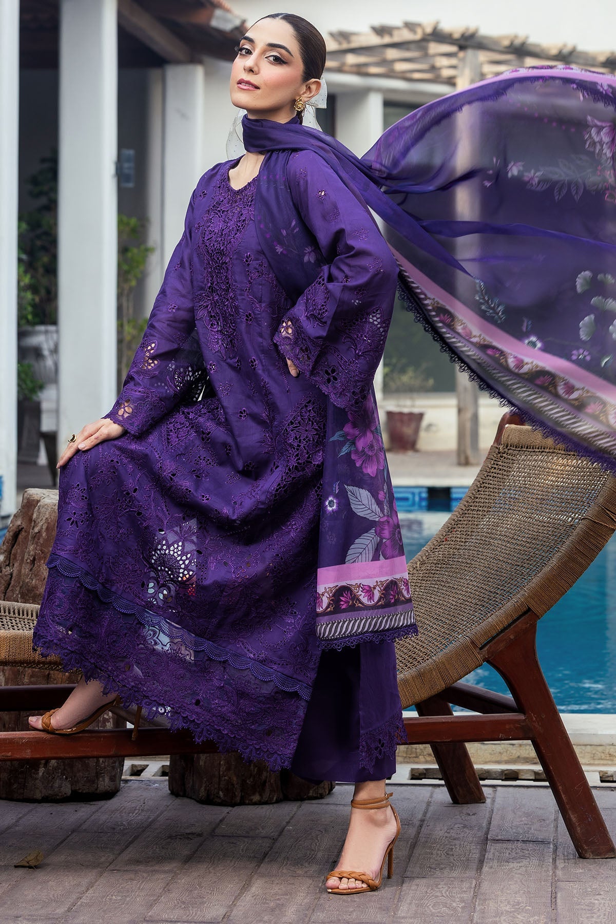 Motifz MIREILLE EMBROIDERED LAWN UNSTITCHED