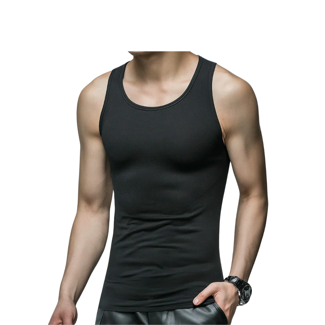 sleeveless vest (BLACK)