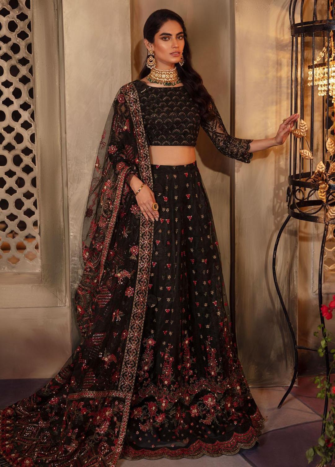 Iznik Embroidered Chiffon Suits Unstitched 3 Piece IMC-10 ROCOCO