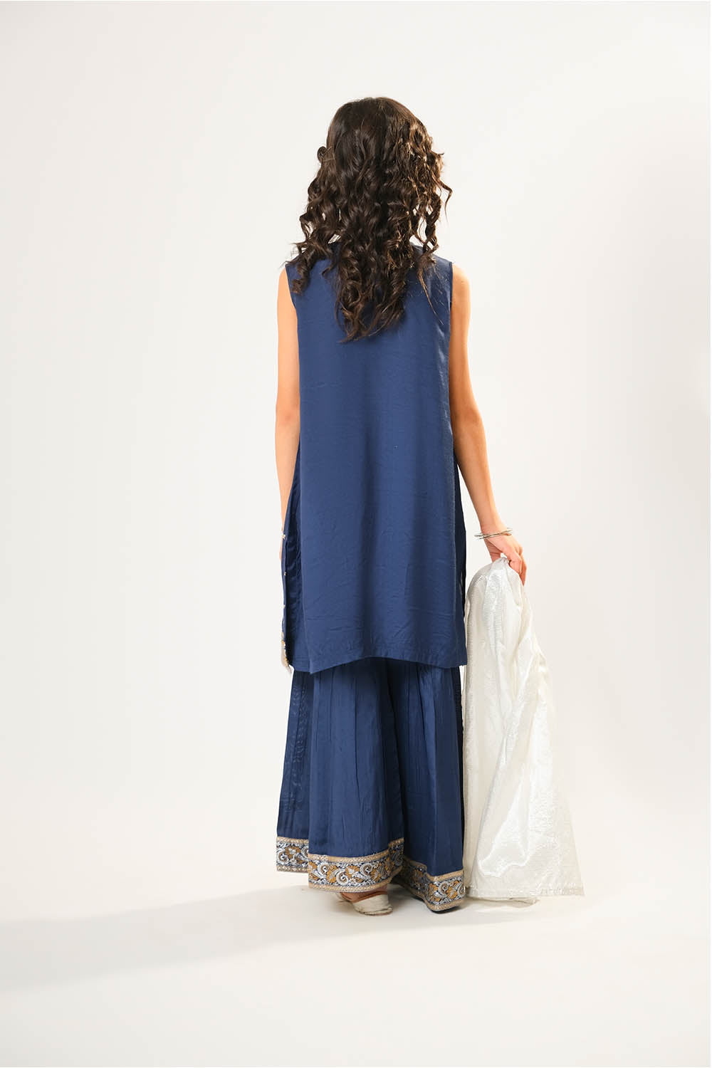 Senorita  | Blue & Multicolor | Formal 3 Piece Suit |