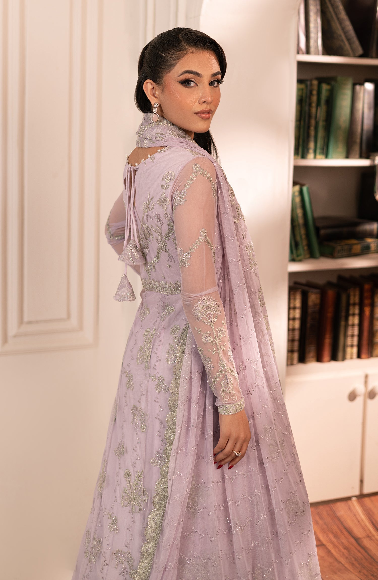 Inayat by Zarif Embroidered Net Unstitched 3Pc Suit ZRI-03