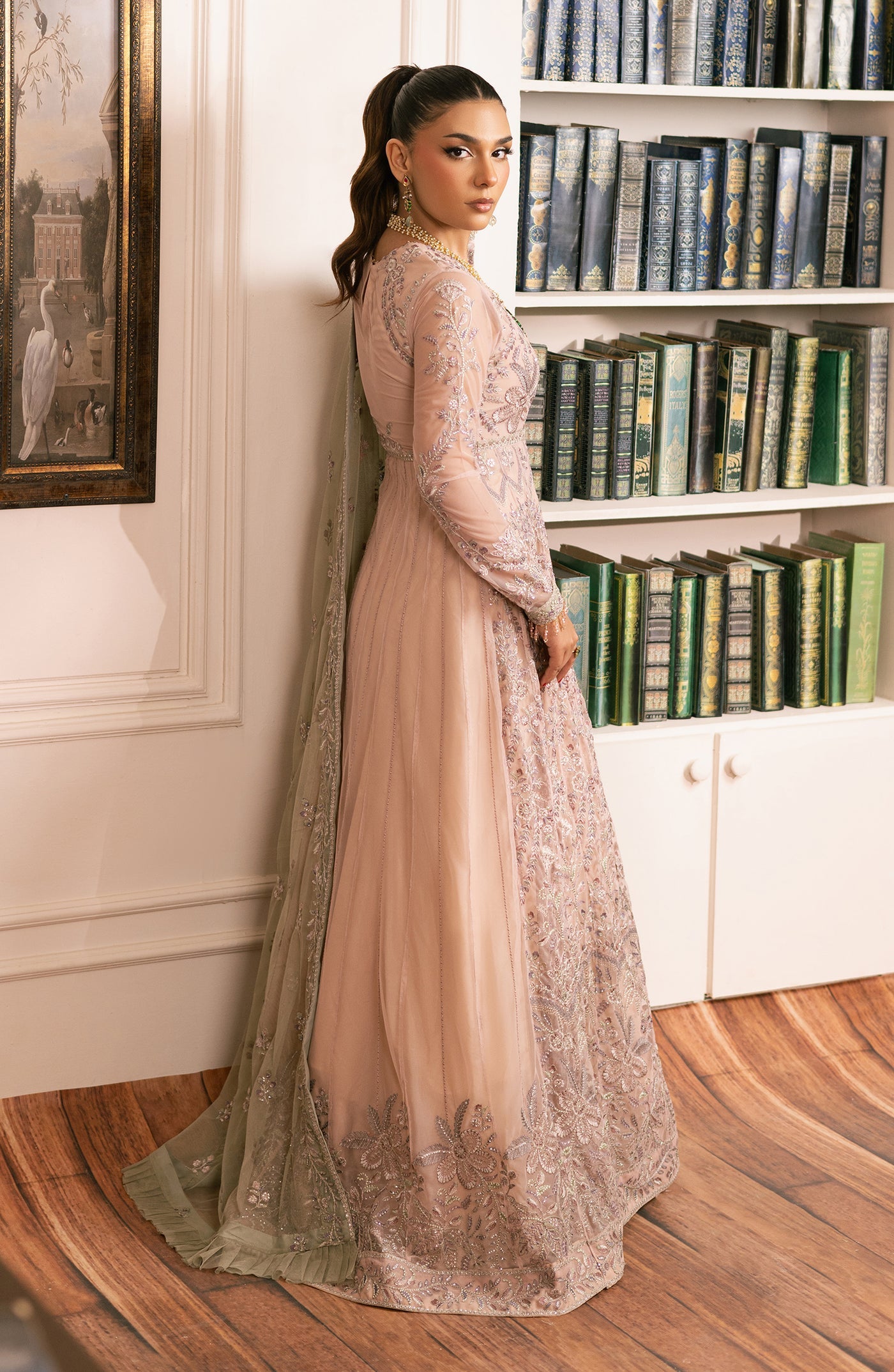 Zarif Embroidered Raw Silk Unstitched 3Pc Suit ZRW 03 ADELINE