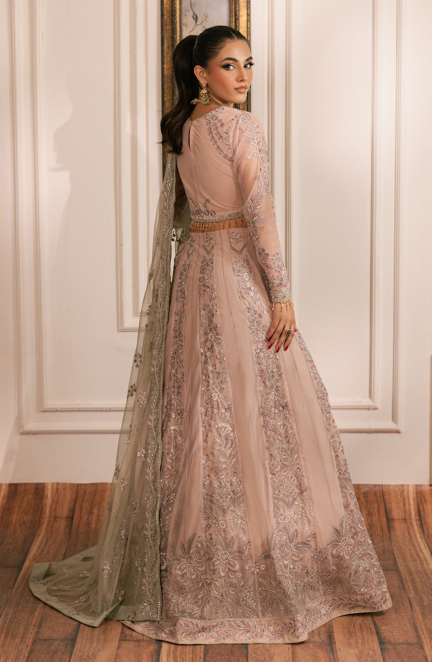 Zarif Embroidered Raw Silk Unstitched 3Pc Suit ZRW 03 ADELINE