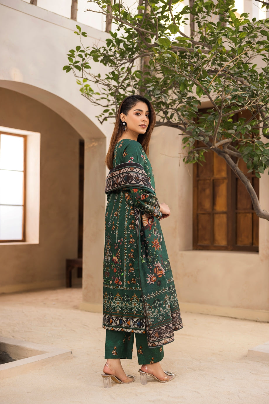 Zeenat Pret Orion - 3PC PRINTED DRESS