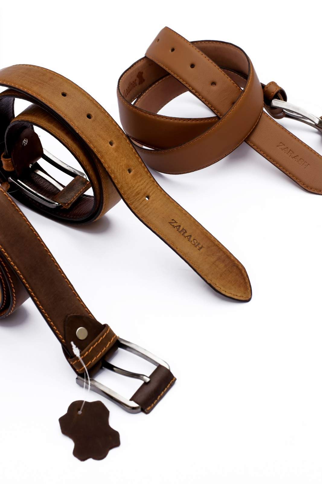 Crazy Leather Dress Belt