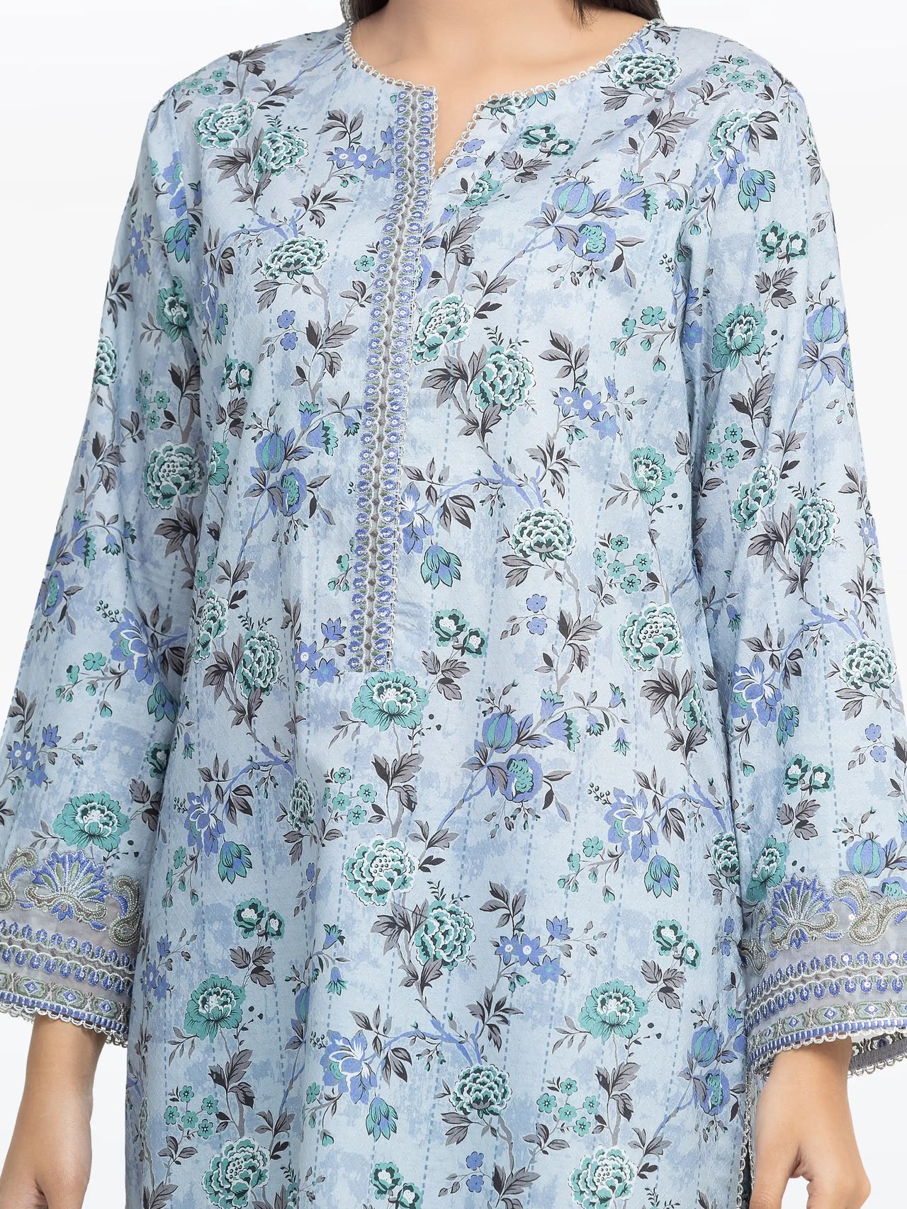 ED-Pret 2Pc Embroidered Dobby Co-Ord Set