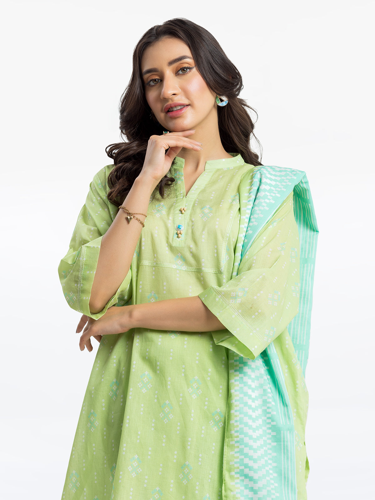 ED-Pret 3Pc Printed Lawn Suit -