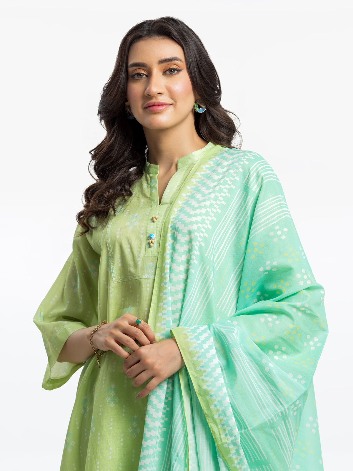 ED-Pret 3Pc Printed Lawn Suit -