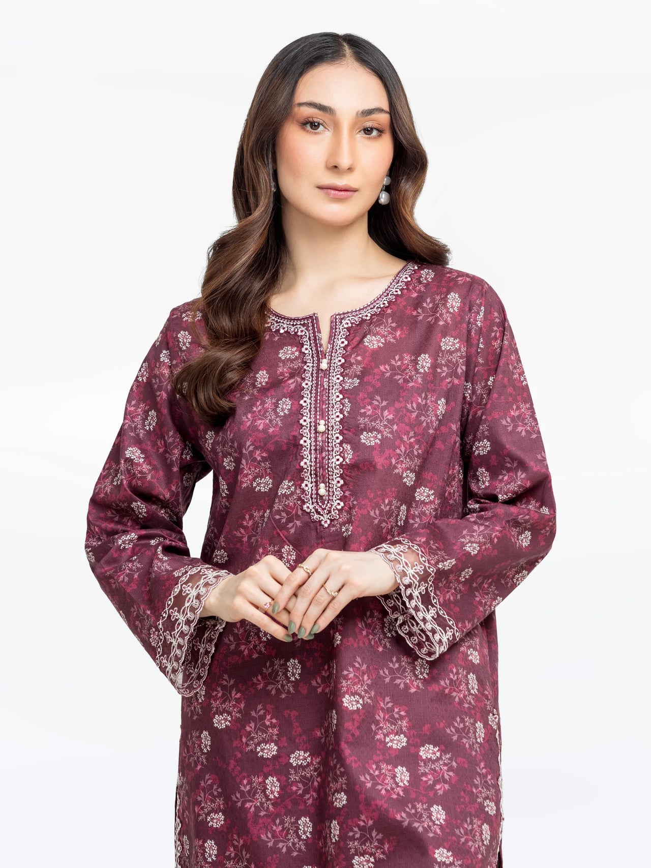ED-Pret 2Pc Embroidered Dobby Co-Ord Set