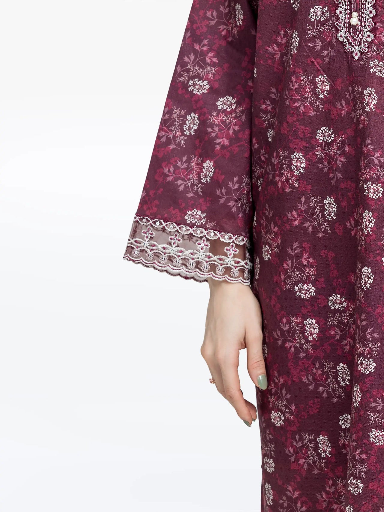 ED-Pret 2Pc Embroidered Dobby Co-Ord Set