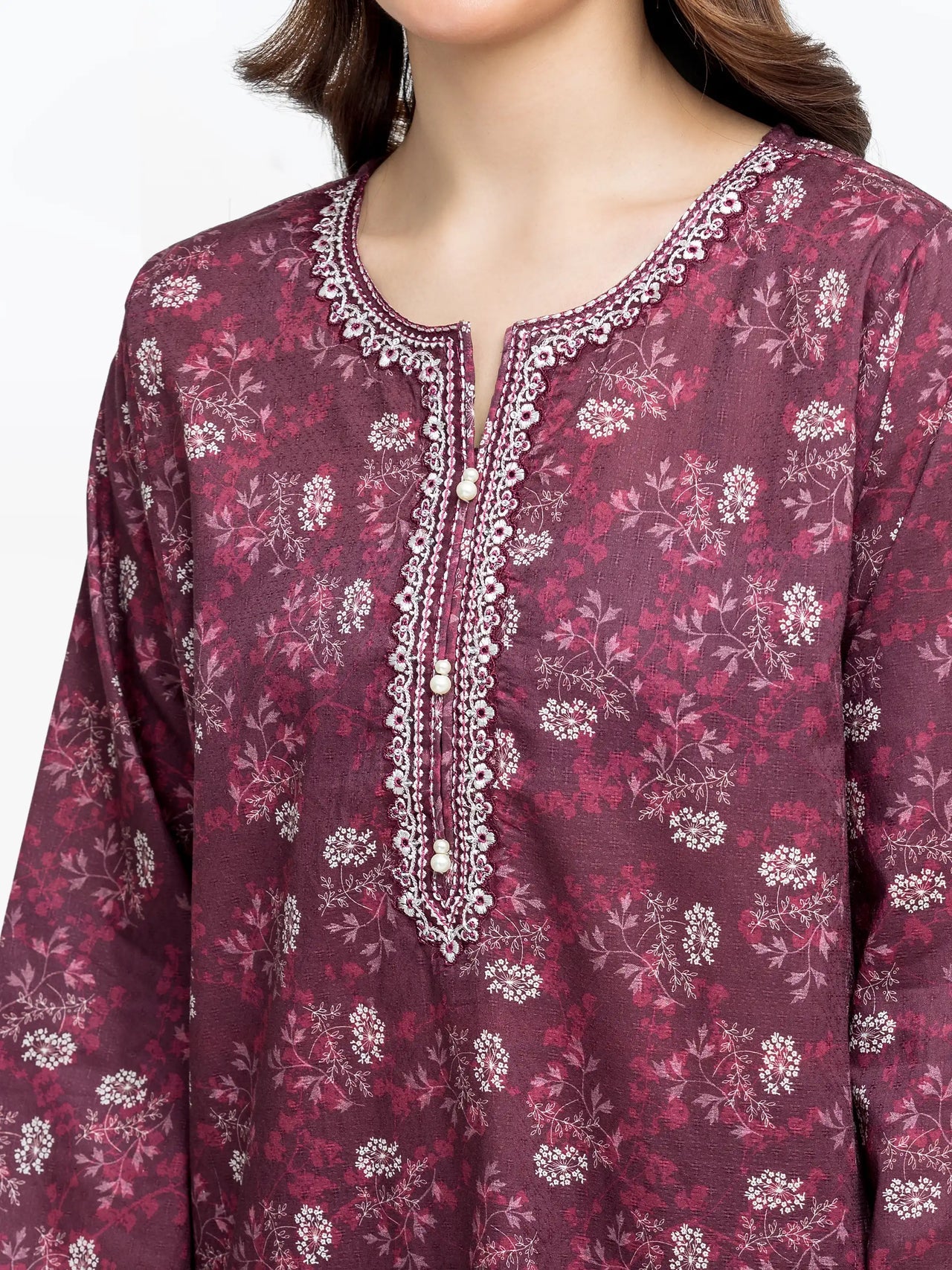 ED-Pret 2Pc Embroidered Dobby Co-Ord Set