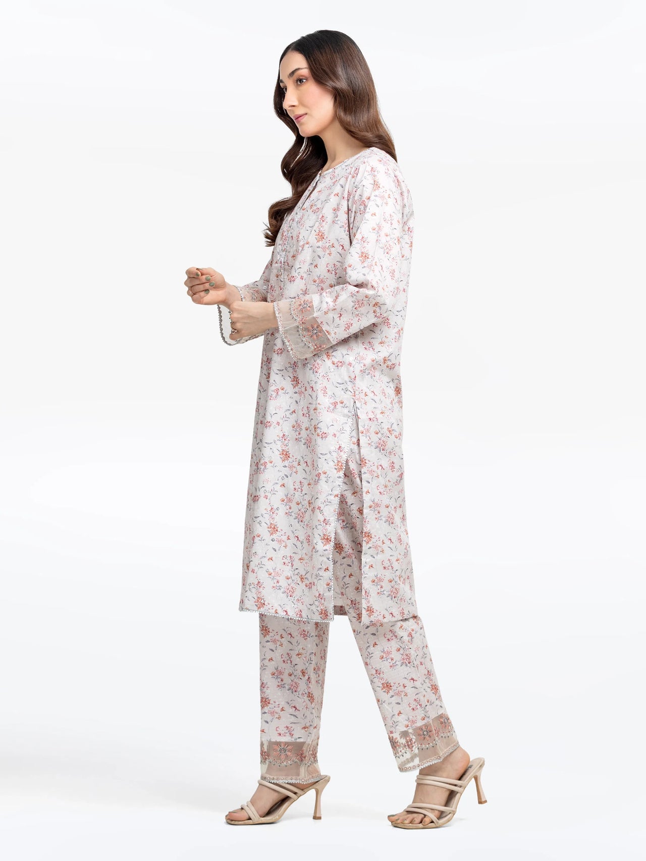 ED-Pret 2Pc Embroidered Dobby Shirt Trouser