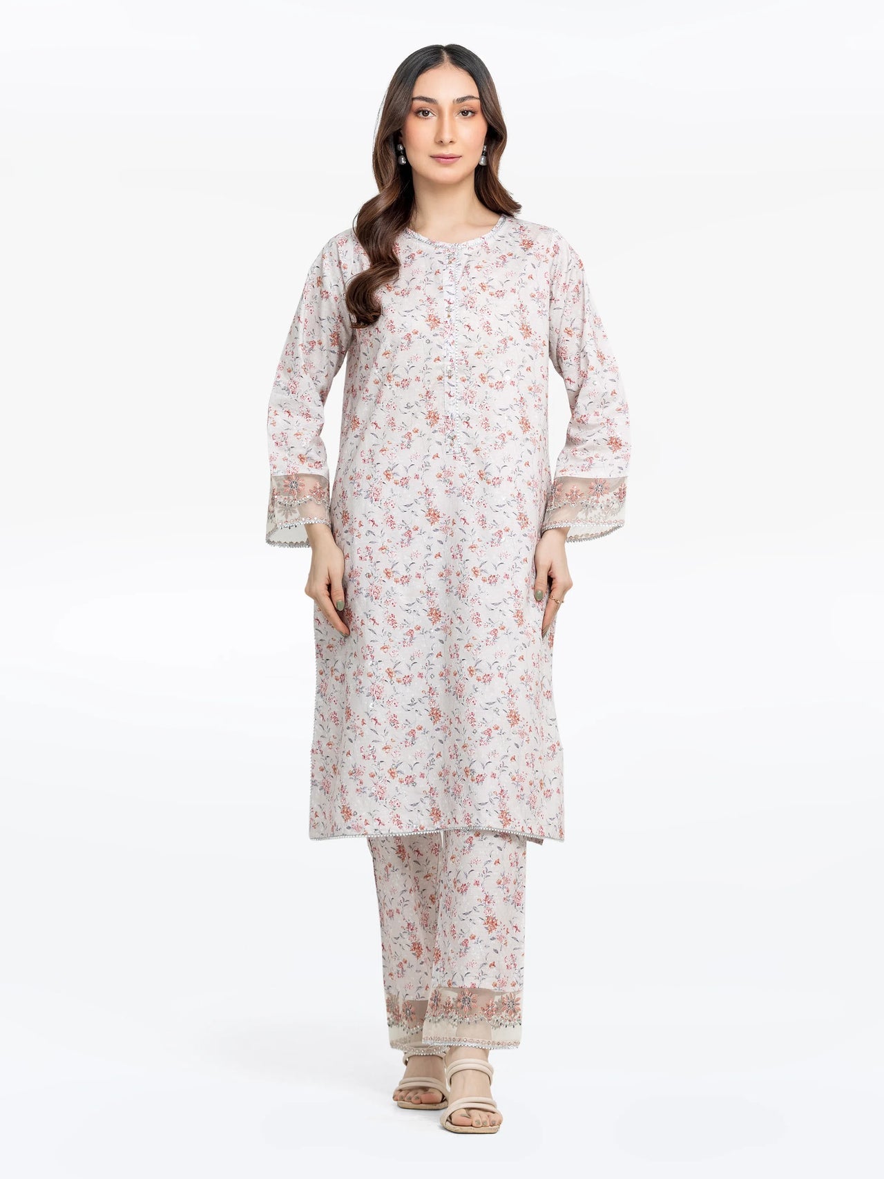 ED-Pret 2Pc Embroidered Dobby Shirt Trouser