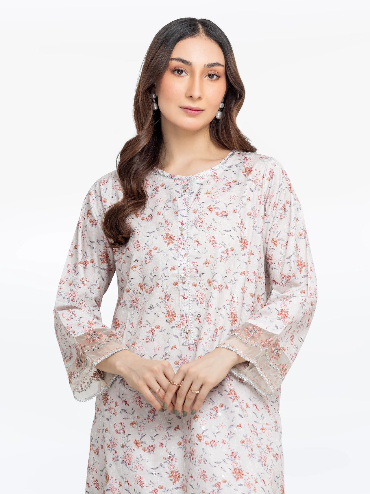 ED-Pret 2Pc Embroidered Dobby Shirt Trouser