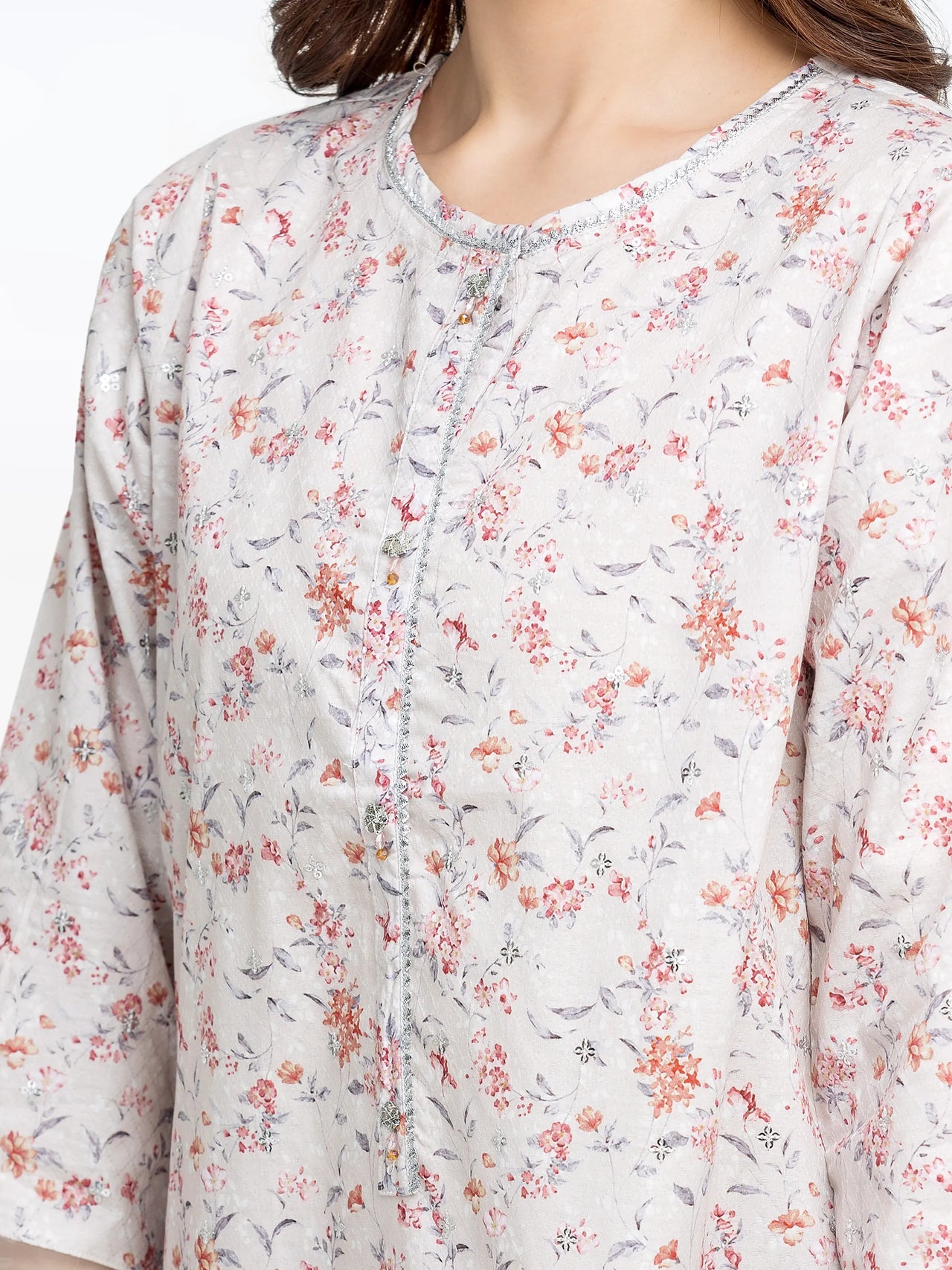 ED-Pret 2Pc Embroidered Dobby Shirt Trouser