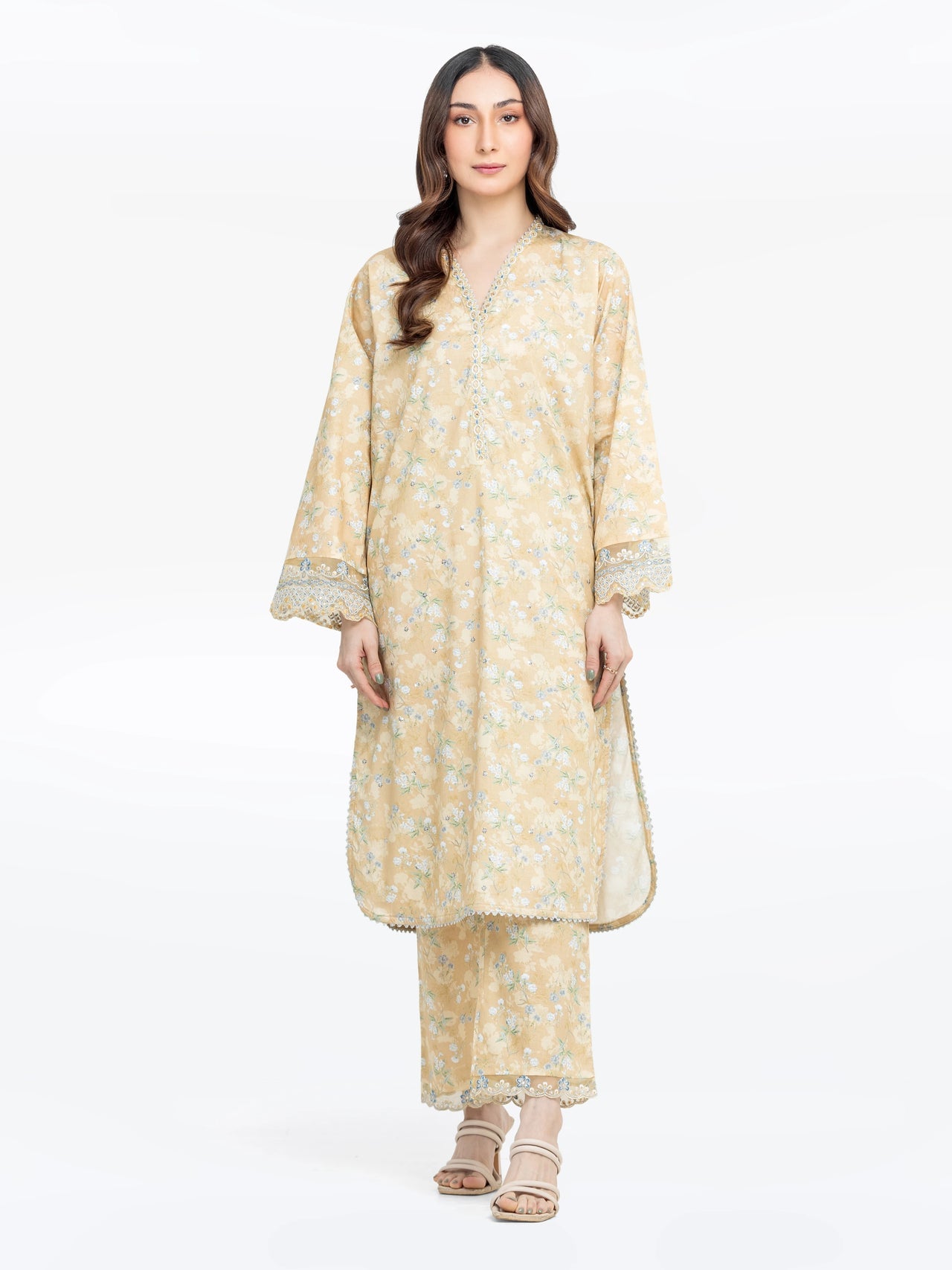 ED-Pret 2Pc Embroidered Dobby Co-Ord Set