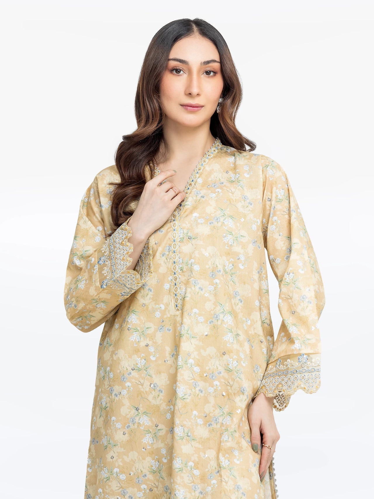 ED-Pret 2Pc Embroidered Dobby Co-Ord Set