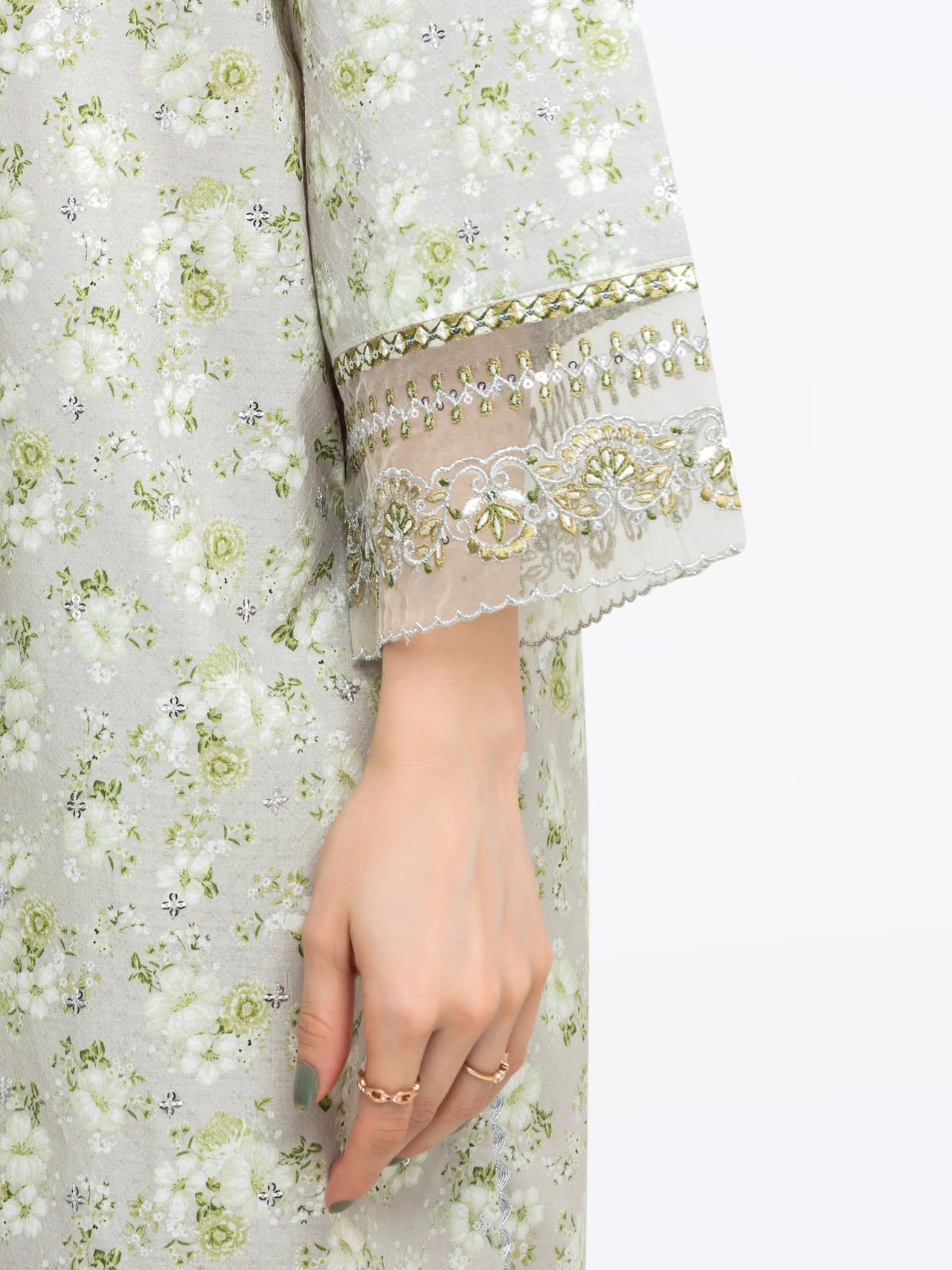 ED-Pret 2Pc Embroidered Dobby Shirt Trouser