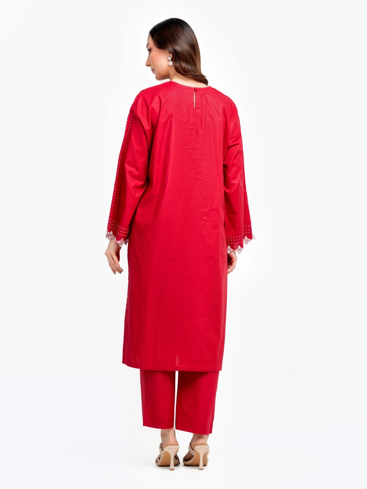 ED-Pret 2Pc Embroidered Dobby Shirt Trouser