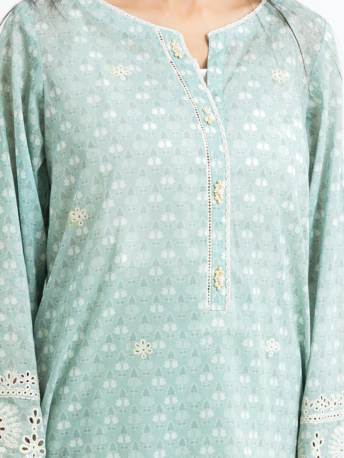 ED-Pret 3Pc Embroidered Lawn Suit