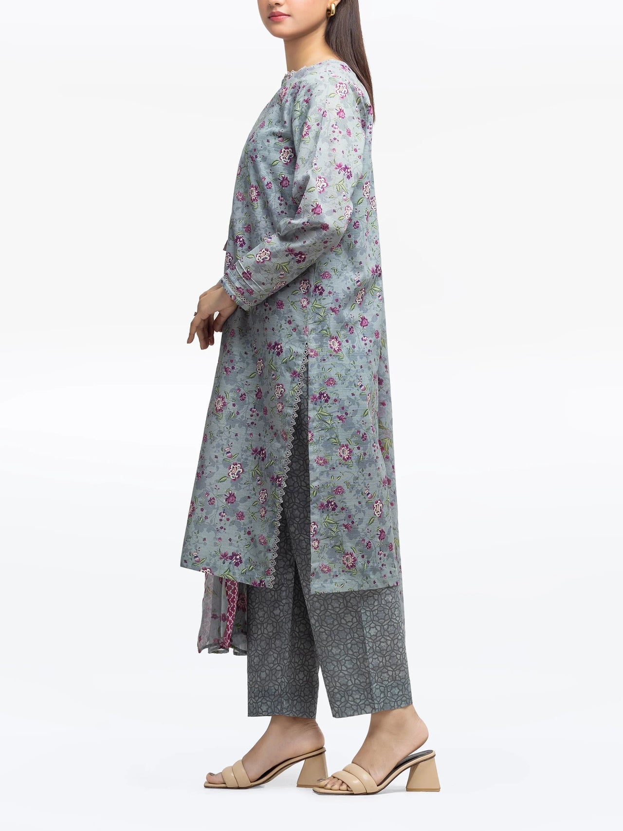 ED-Pret 3Pc Printed Khaddar Suit