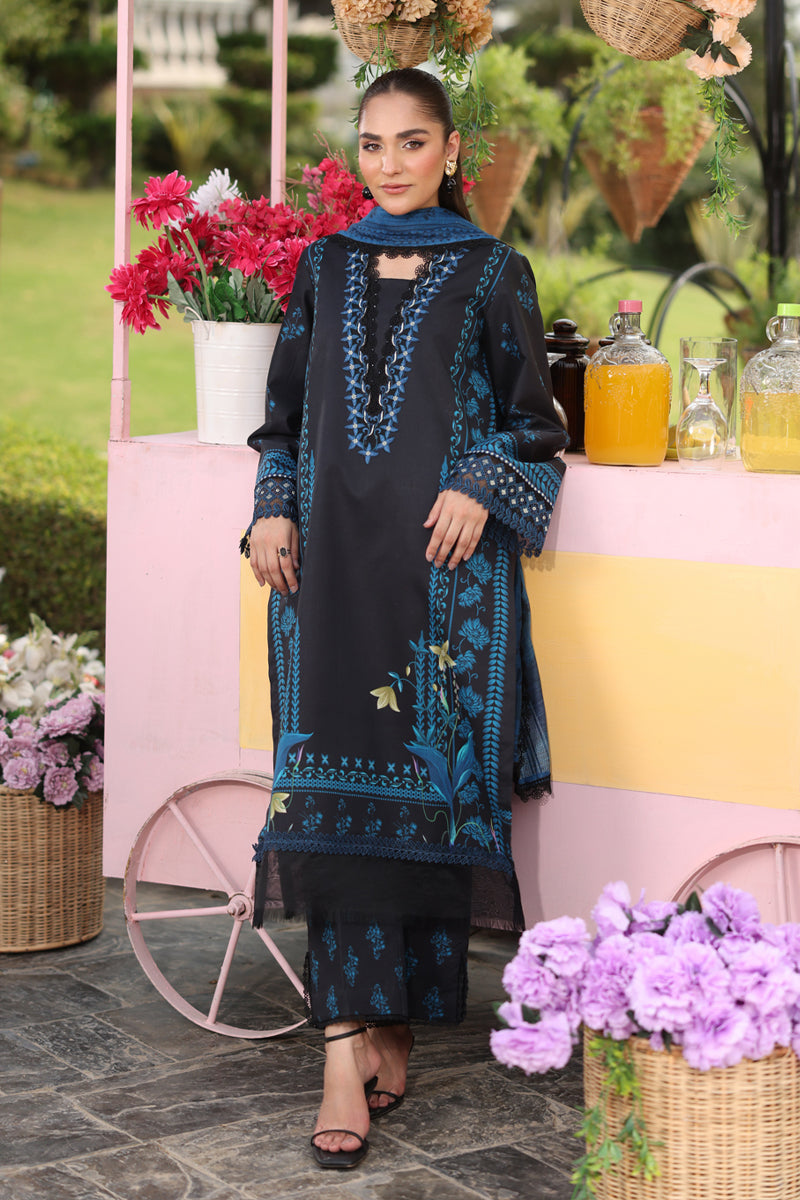 Rang Rasiya Printed Lawn Suits Unstitched 3 Piece Ushna