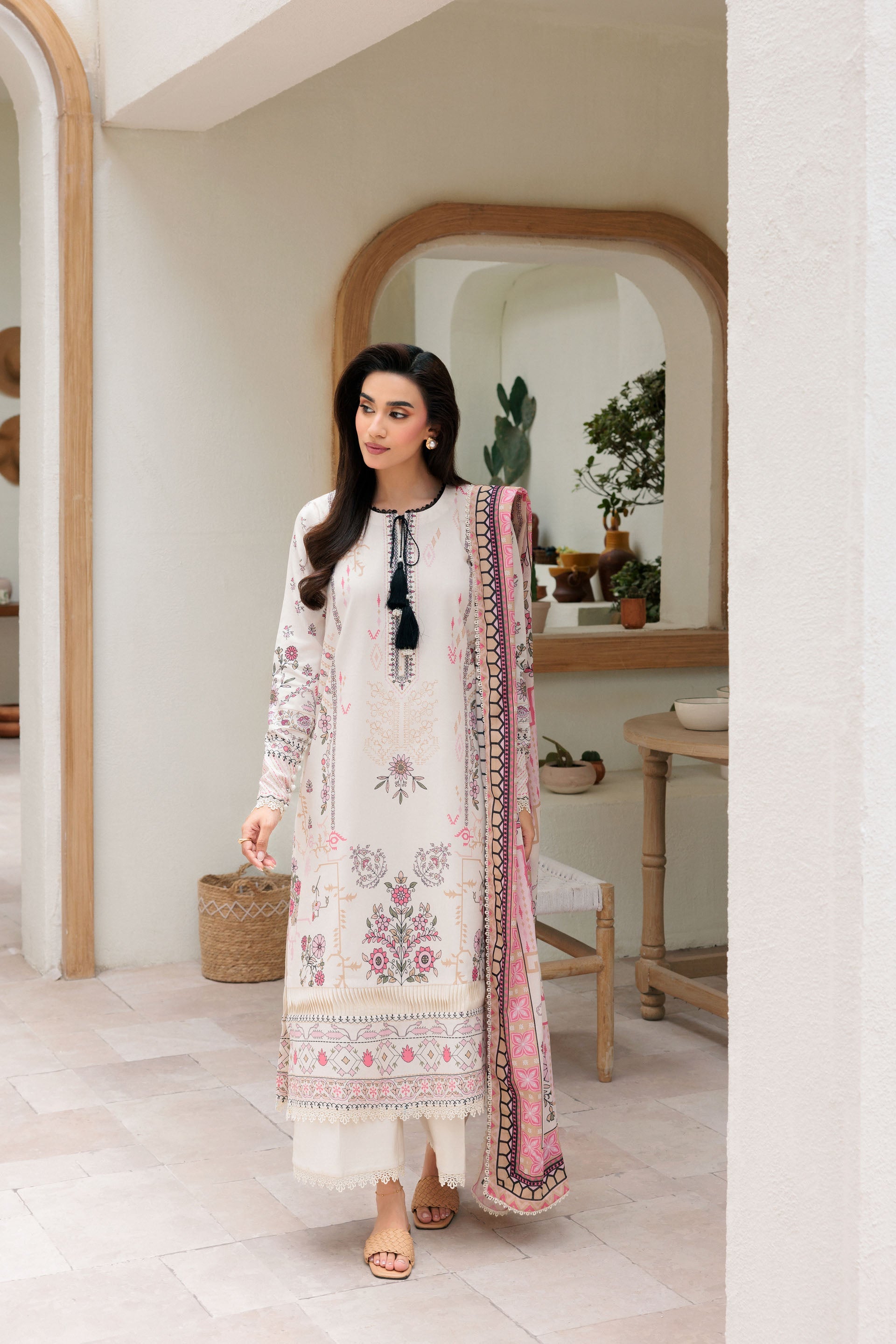 Florent Printed Lawn Suits Unstitched 3 Piece  - Summer Collection FDW - 2B