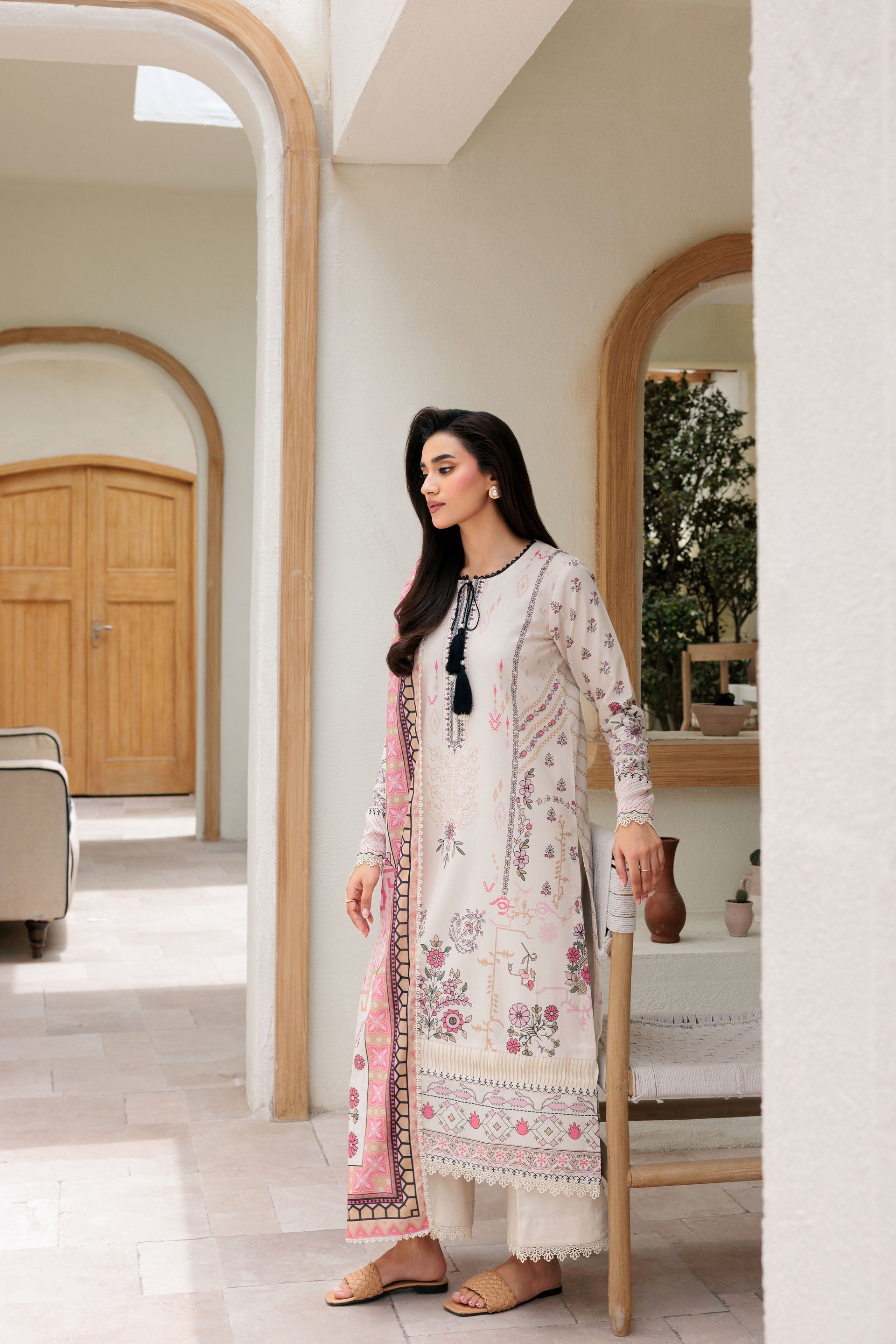 Florent Printed Lawn Suits Unstitched 3 Piece  - Summer Collection FDW - 2B