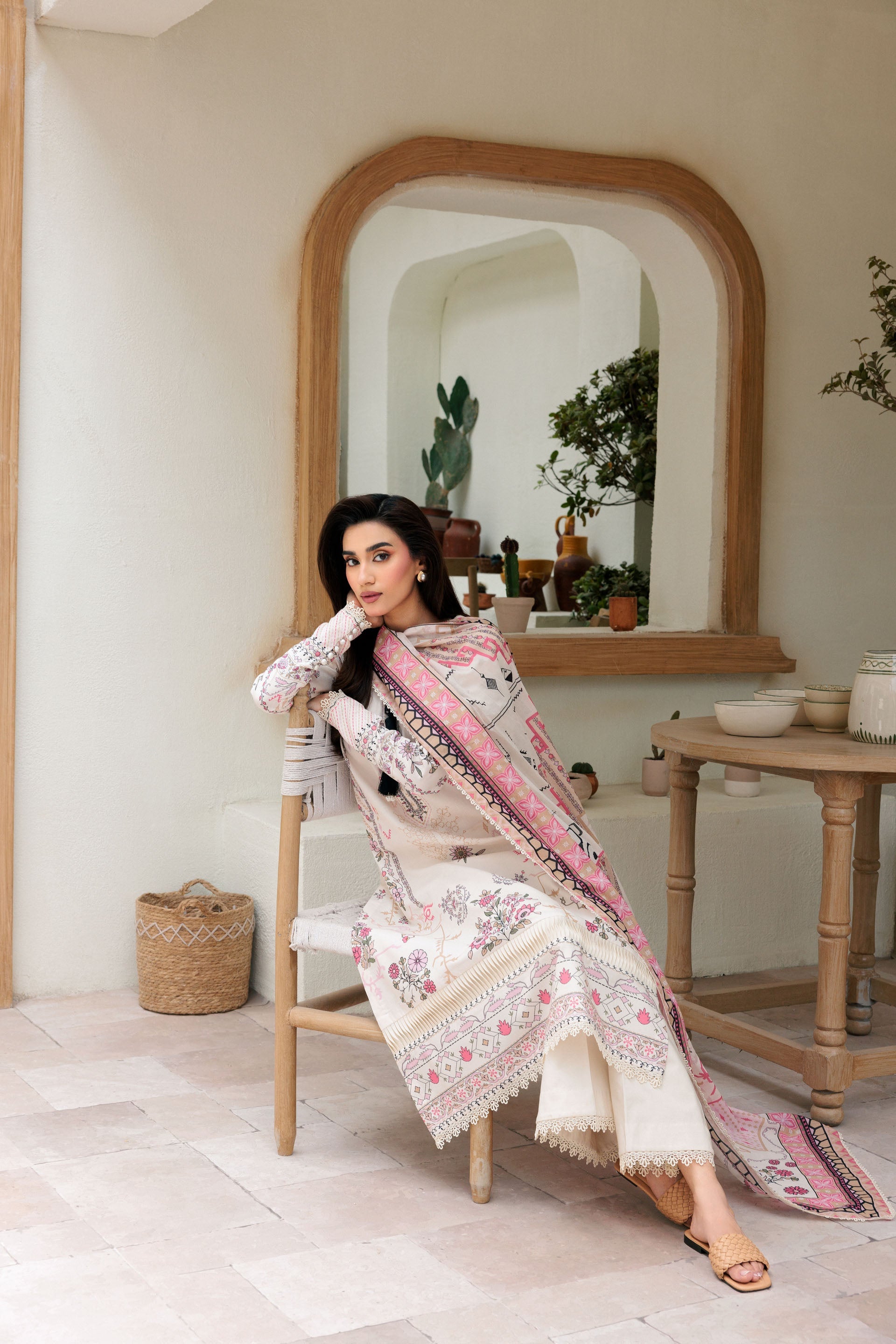 Florent Printed Lawn Suits Unstitched 3 Piece  - Summer Collection FDW - 2B