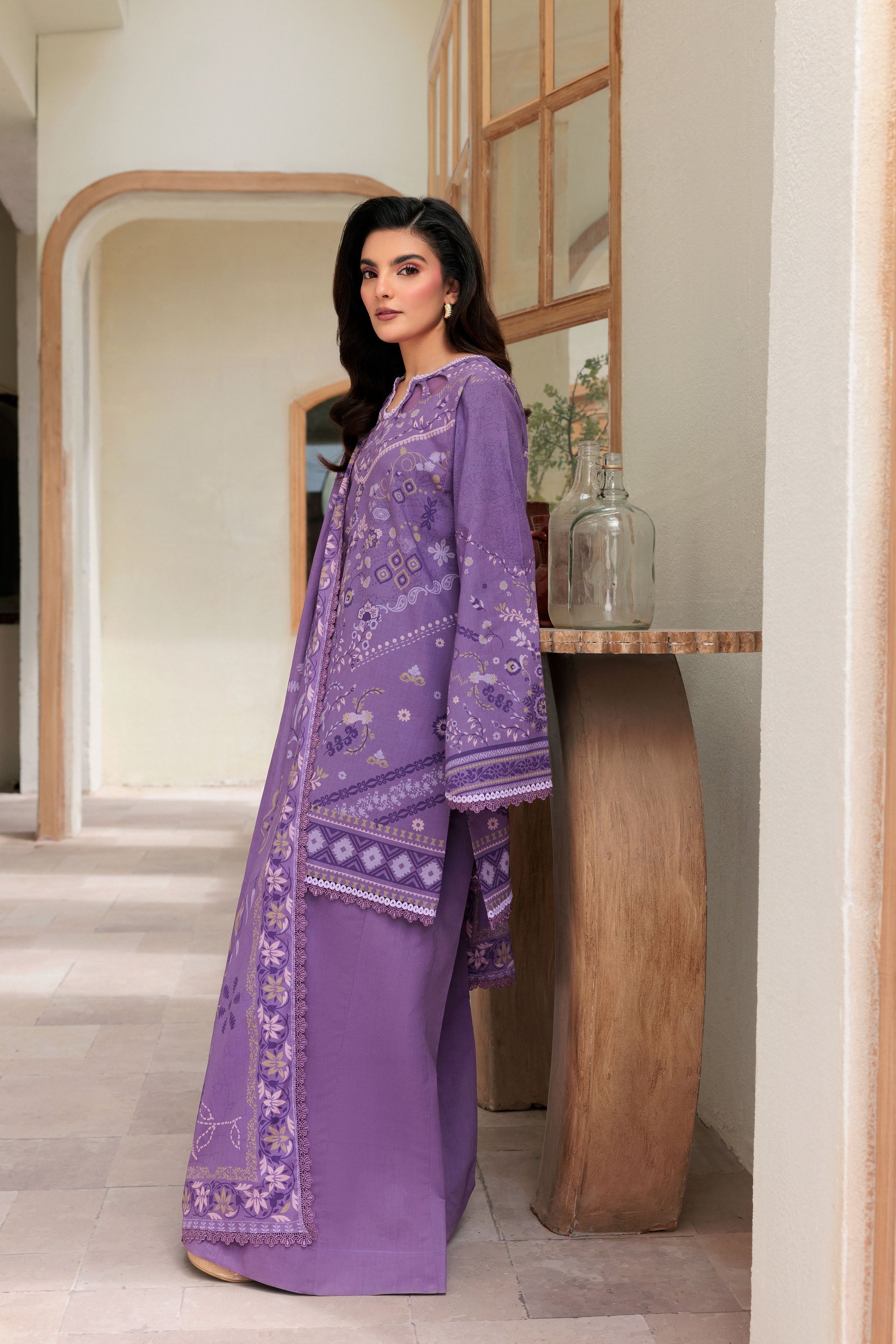 Florent Printed Lawn Suits Unstitched 3 Piece  - Summer Collection FDW - 4B