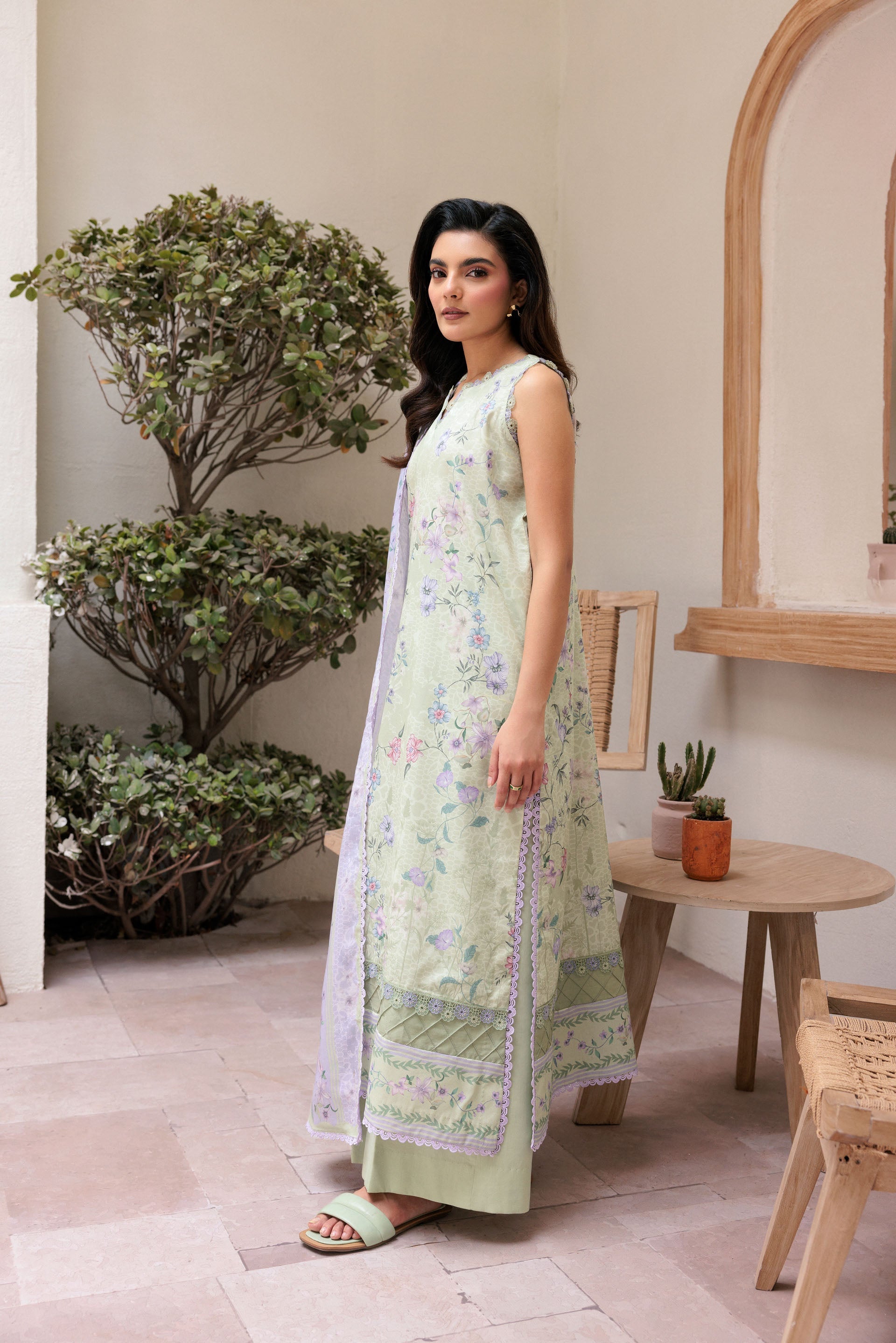 Florent Printed Lawn Suits Unstitched 3 Piece  - Summer Collection FDW - 6A