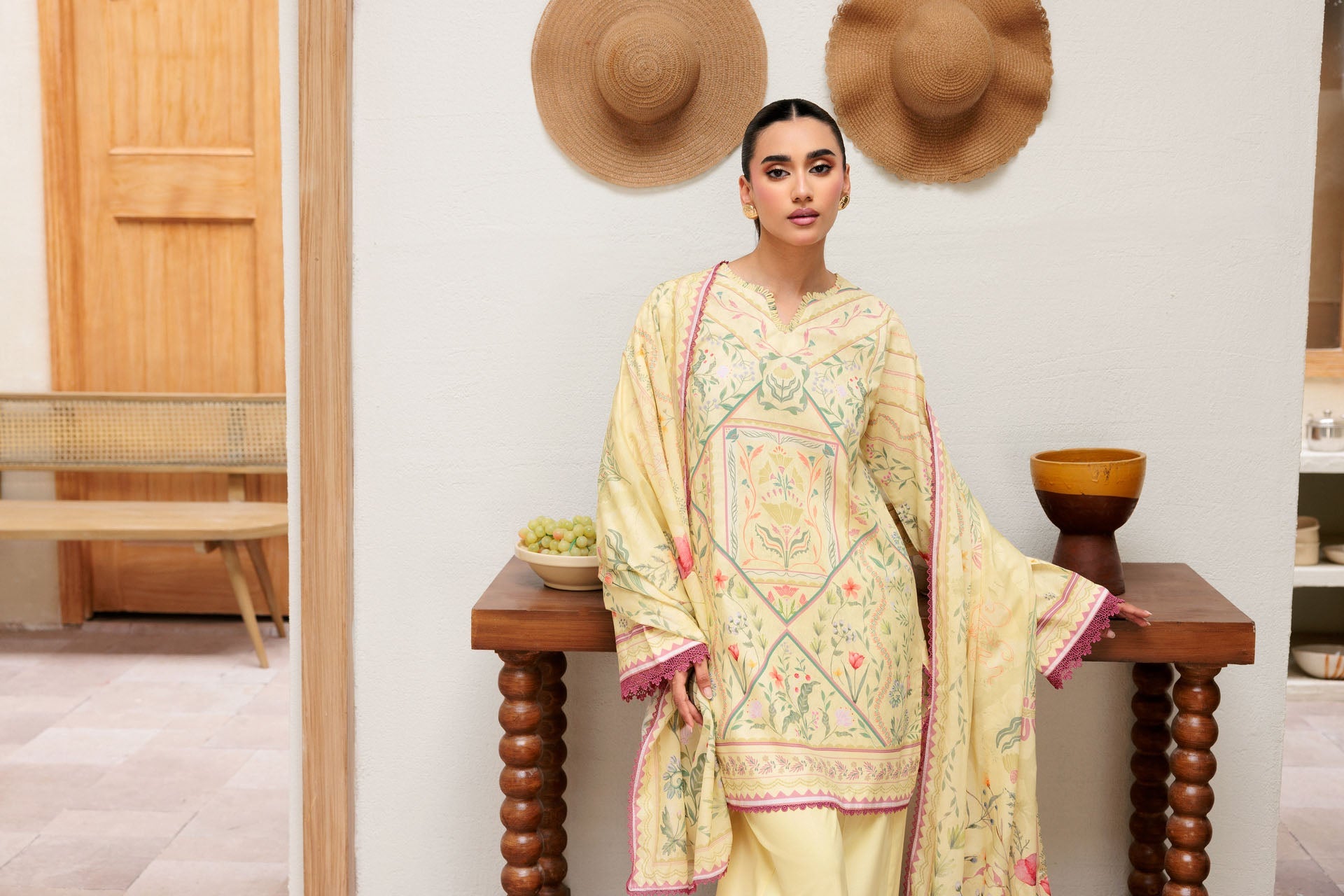 Florent Printed Lawn Suits Unstitched 3 Piece  - Summer Collection FDW - 7A