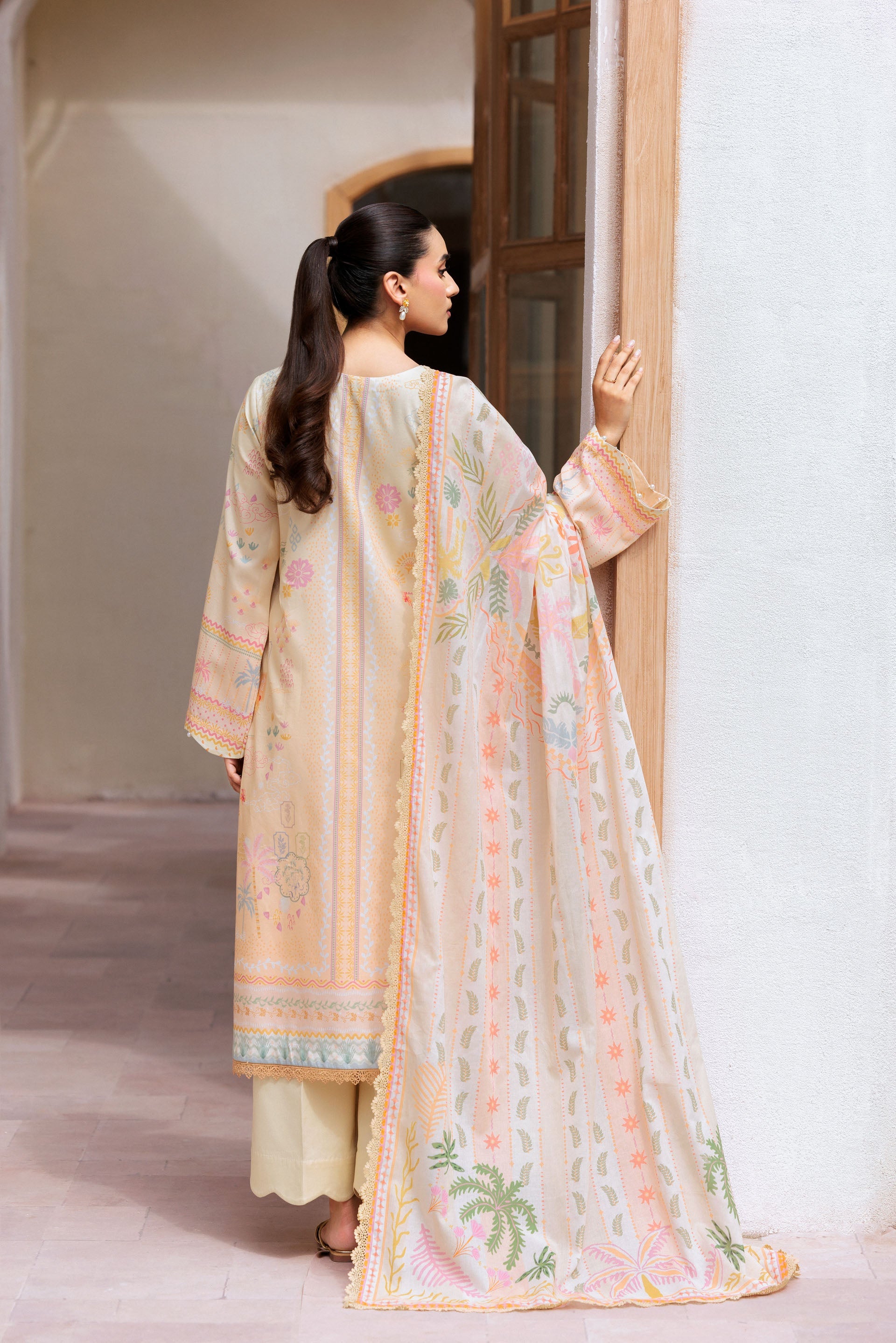 Florent Printed Lawn Suits Unstitched 3 Piece  - Summer Collection FDW - 9A