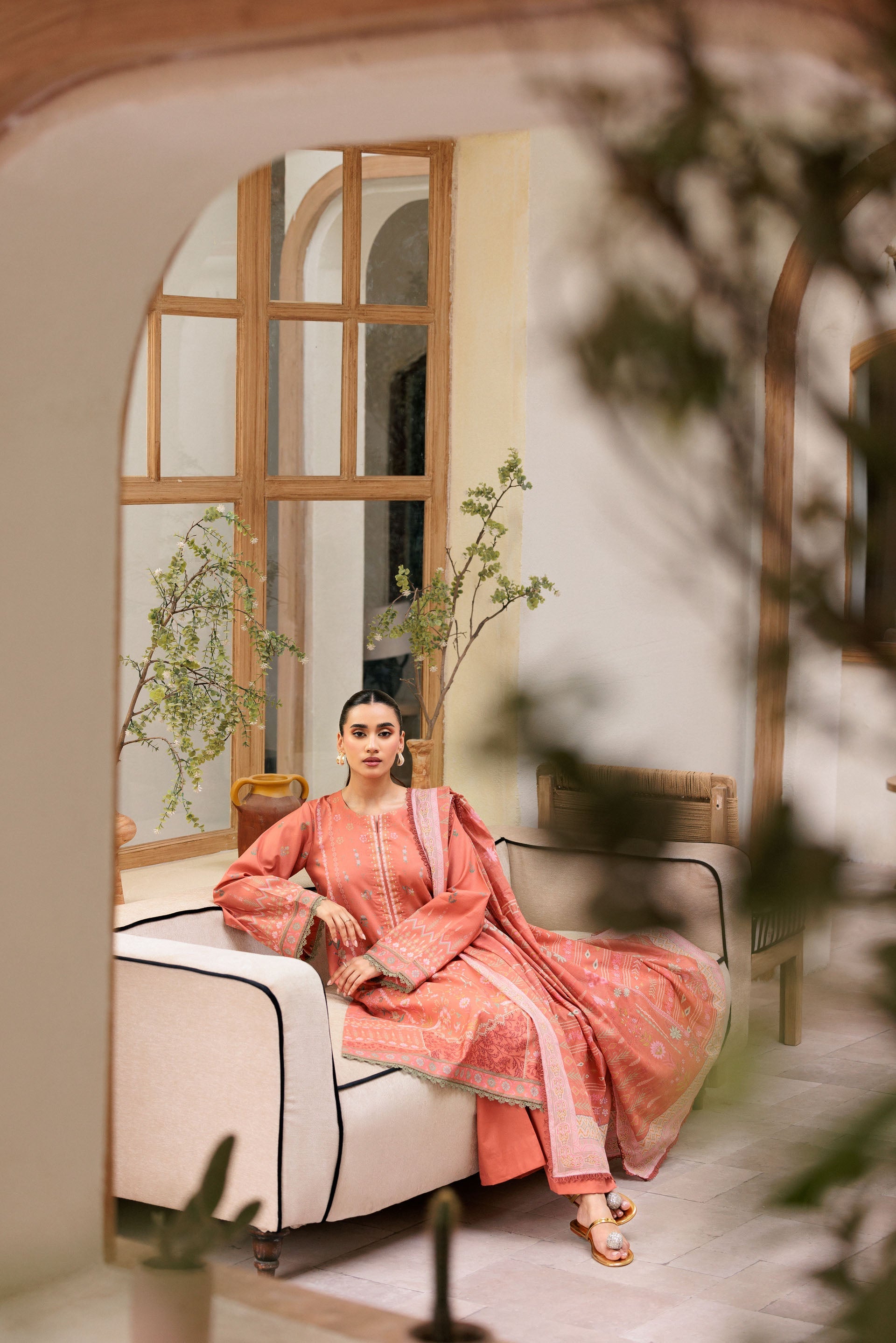 Florent Printed Lawn Suits Unstitched 3 Piece  - Summer Collection FDW - 3B