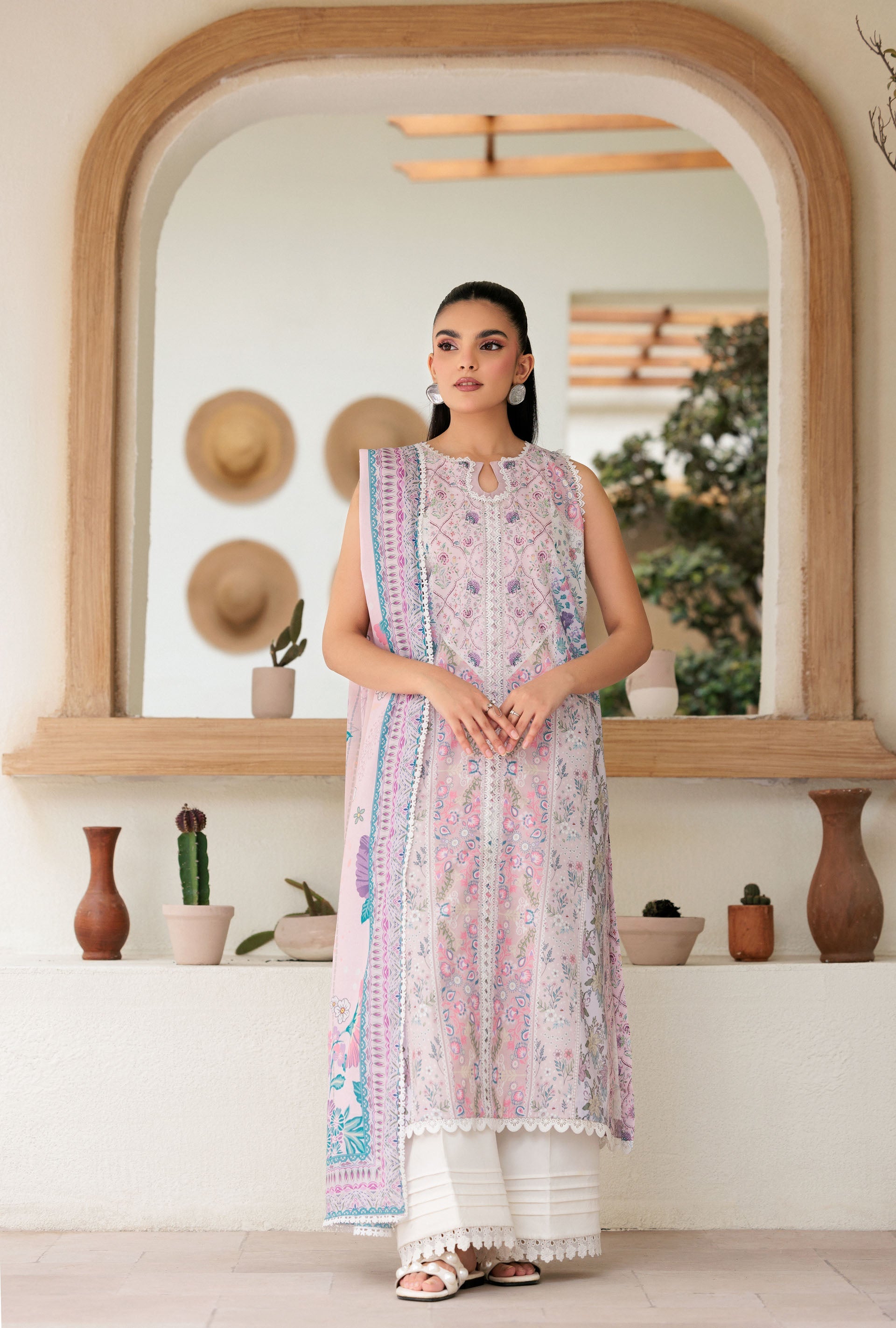 Florent Printed Lawn Suits Unstitched 3 Piece  - Summer Collection FDW - 5B
