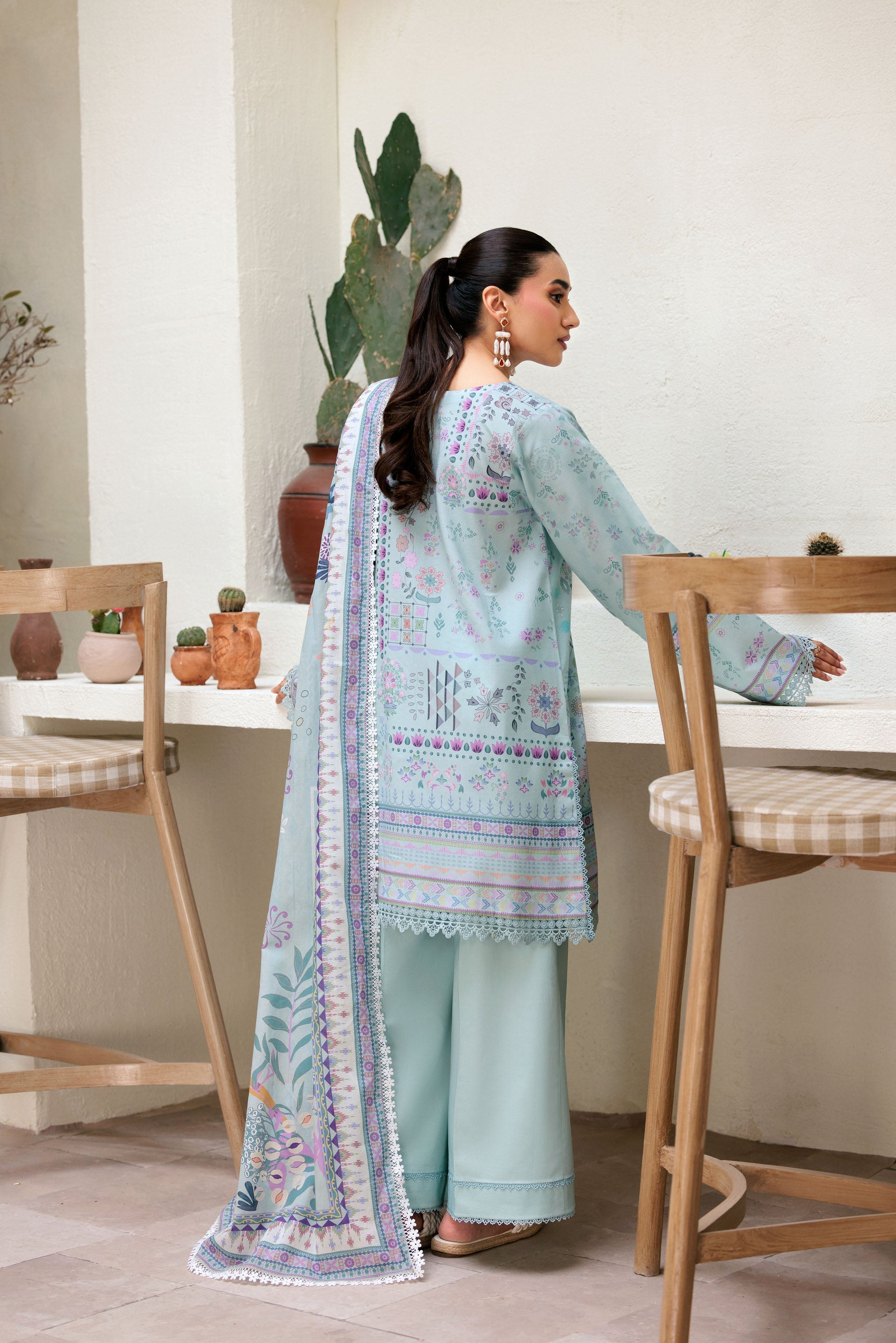 Florent Printed Lawn Suits Unstitched 3 Piece  - Summer Collection FDW - 8B