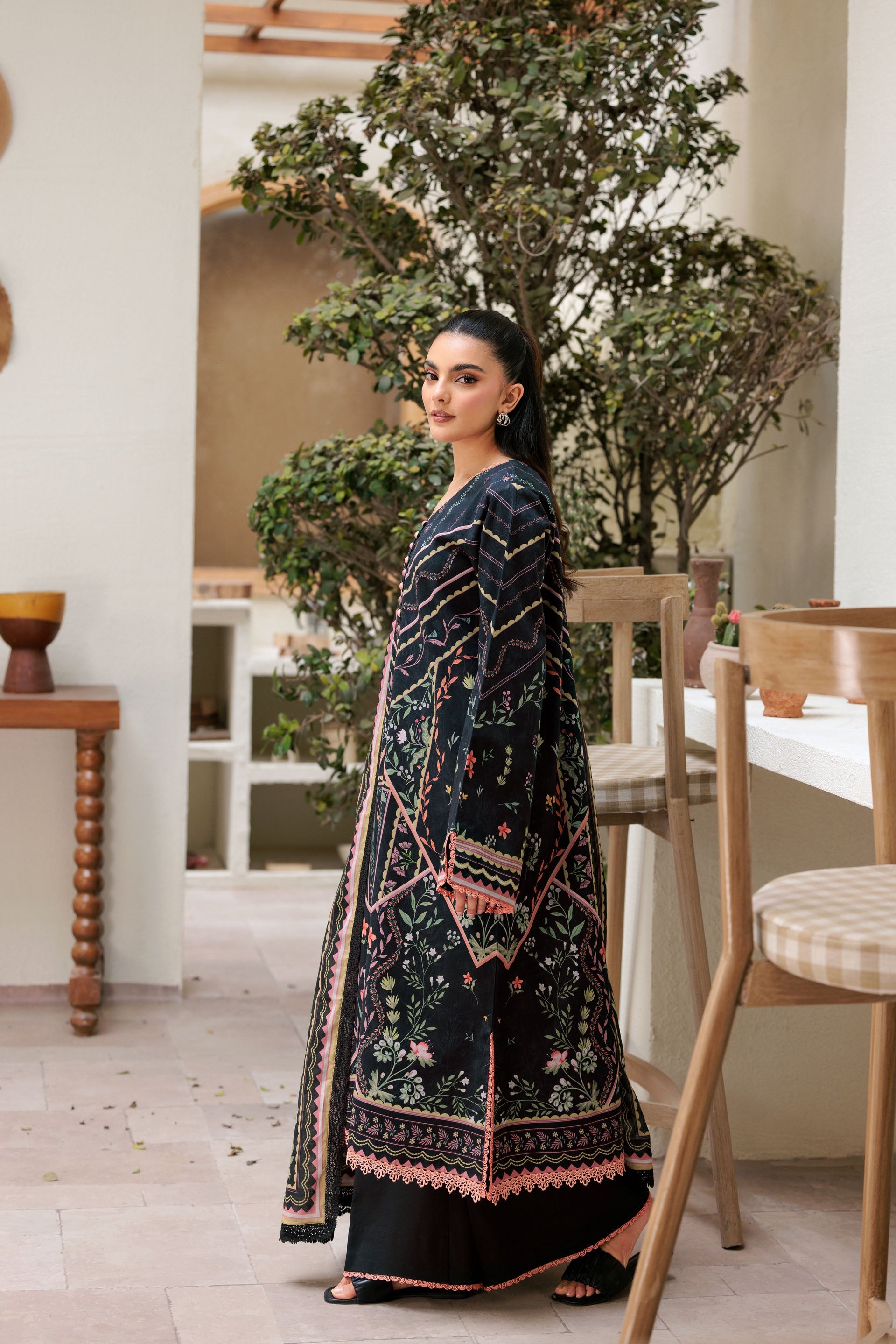 Florent Printed Lawn Suits Unstitched 3 Piece  - Summer Collection FDW - 7B