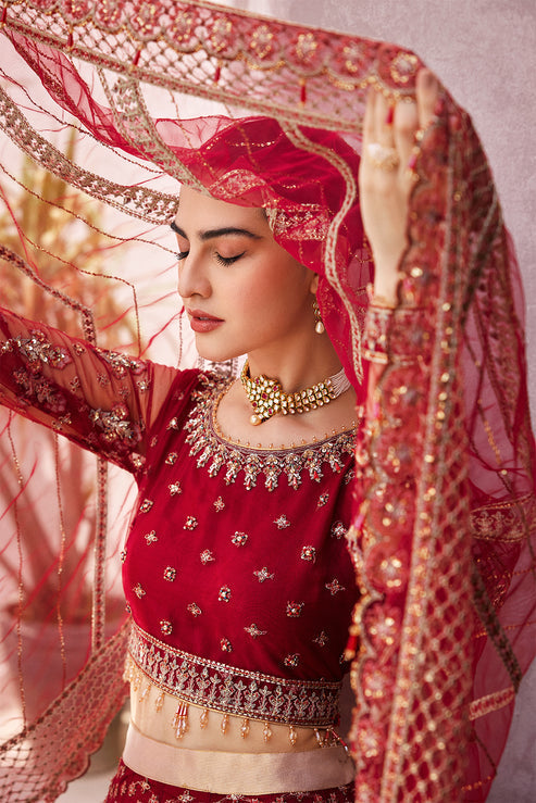 Mirha by Emaan Adeel Embroidered Net 3 Piece Suit MH-203
