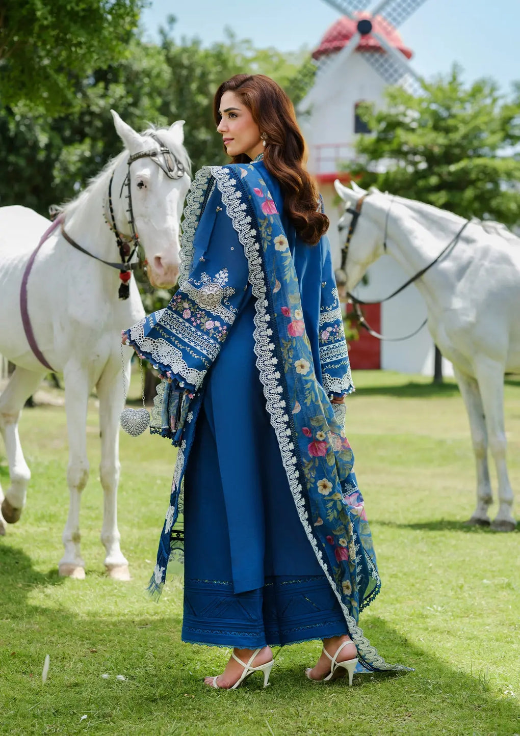 Elaf Embroidered Lawn Suits Unstitched 3 Piece ZIVA