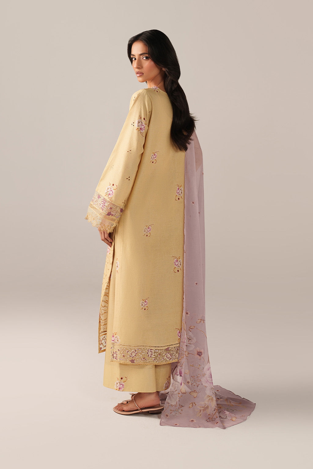 IZNIK Eid Lawn Unstitched Embroidered 3Pc Suit SS-11