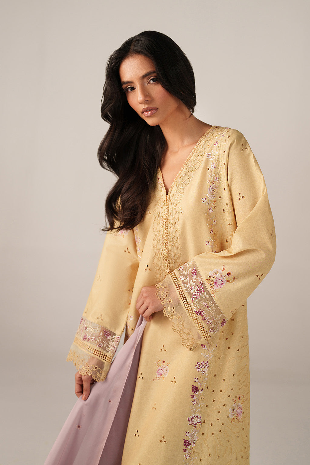 IZNIK Eid Lawn Unstitched Embroidered 3Pc Suit SS-11
