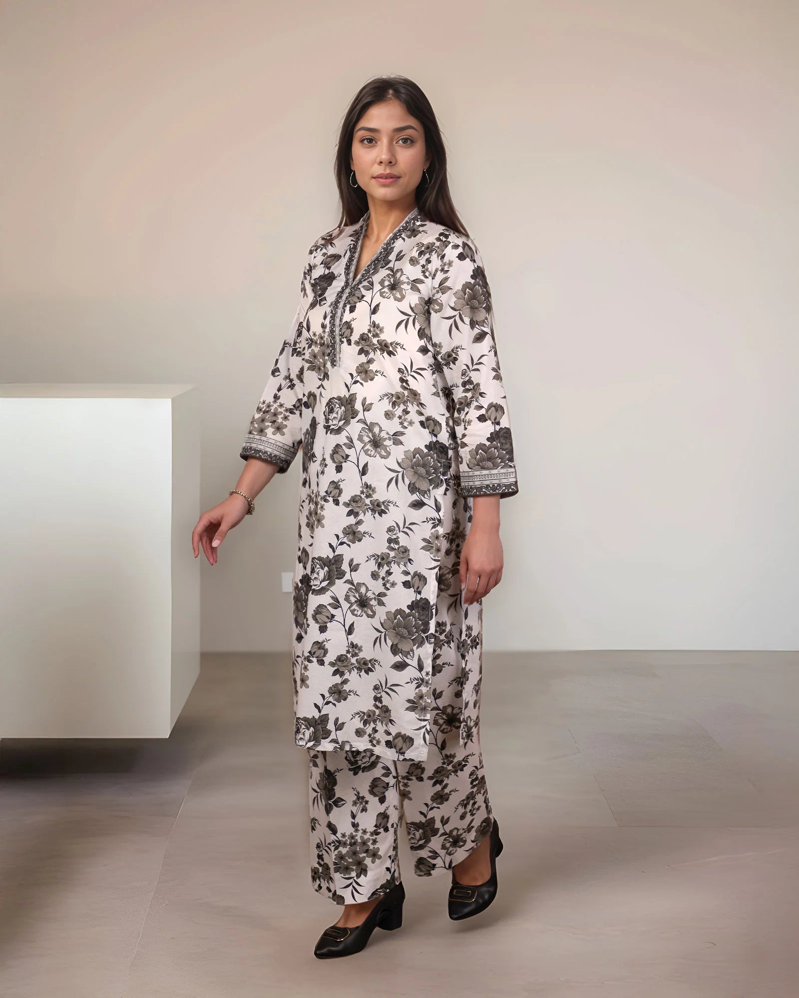 SP-2-Piece Ready-to-Wear Cotton Suit