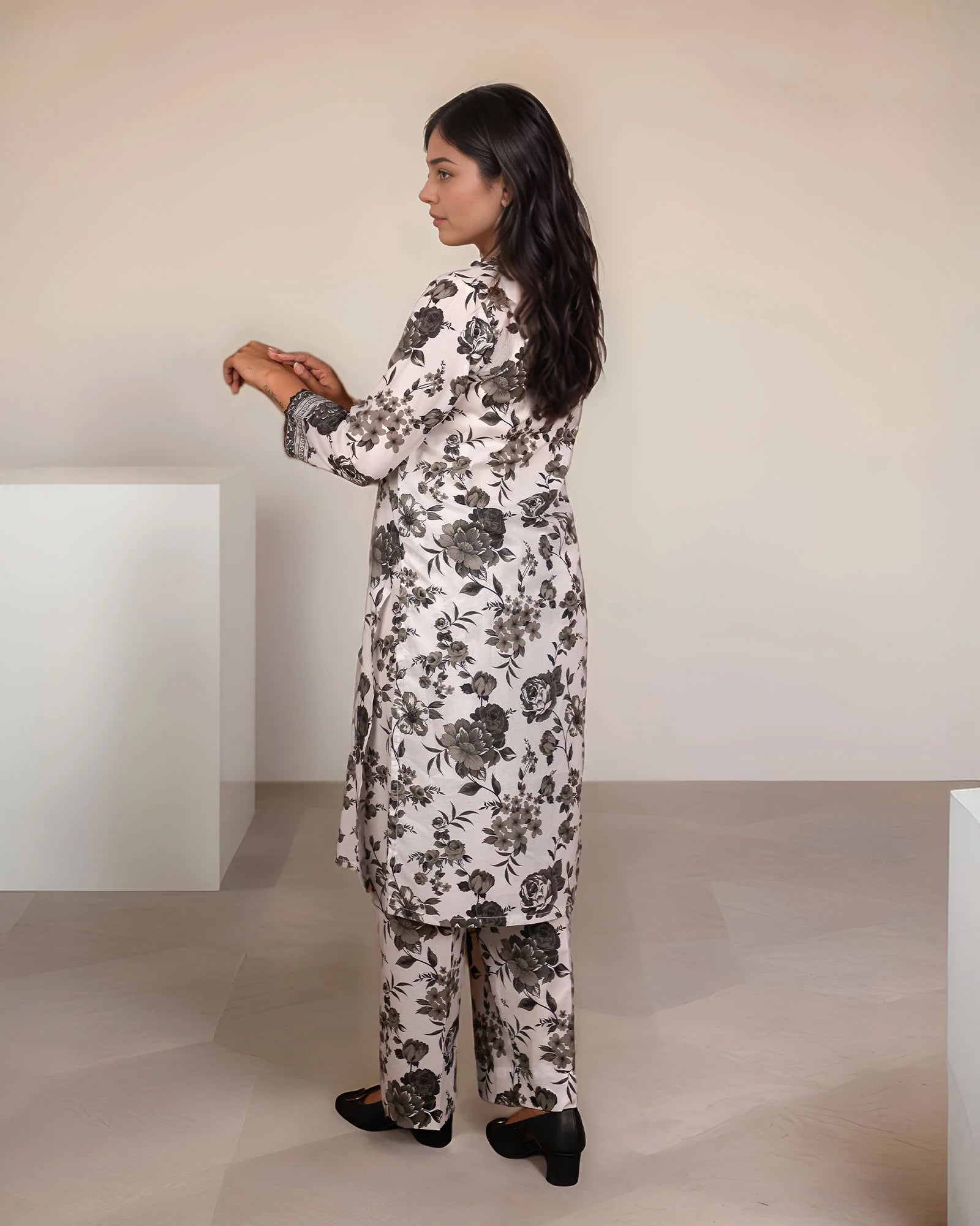 SP-2-Piece Ready-to-Wear Cotton Suit