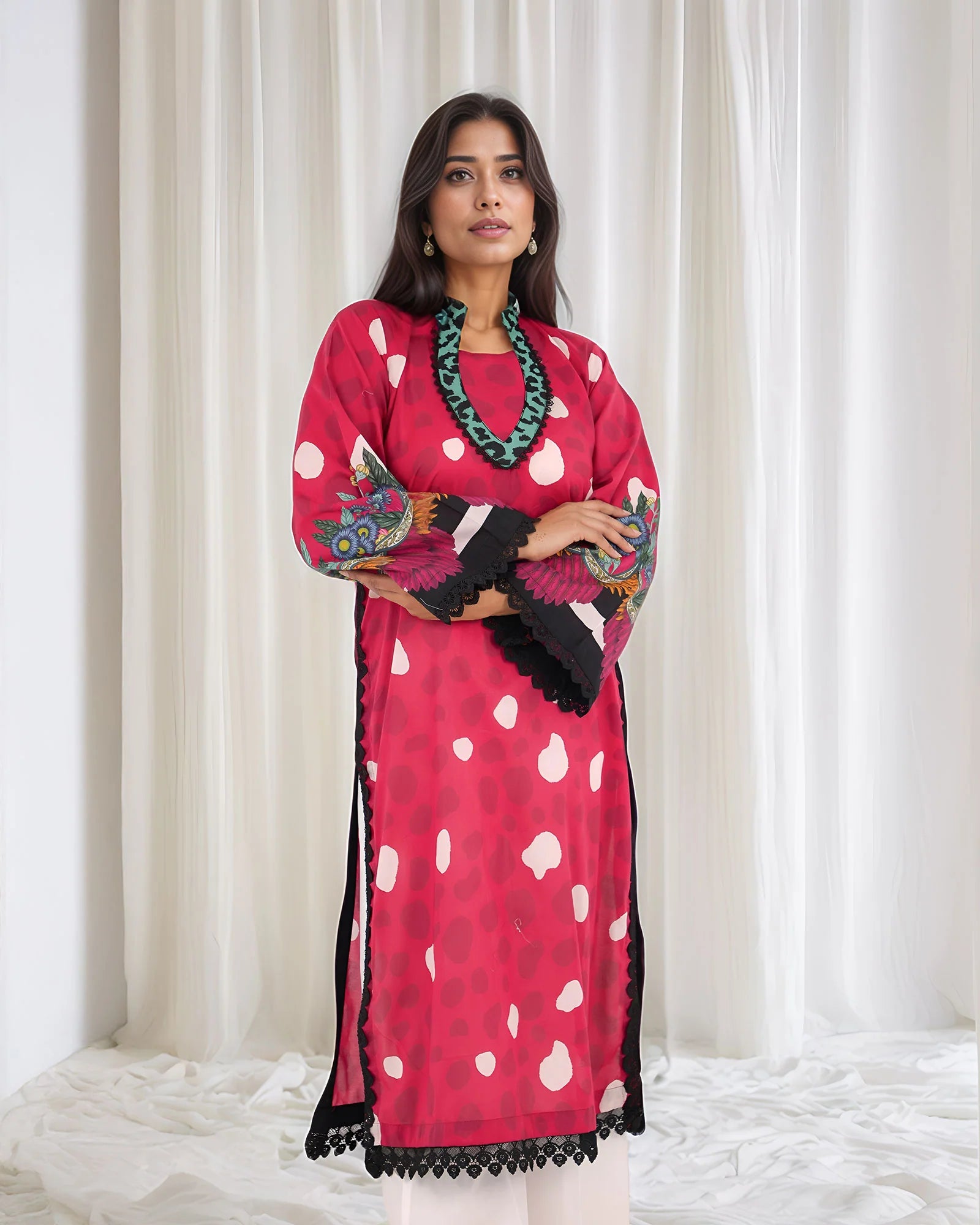 SP-2-Piece Ready-to-Wear Cotton Suit