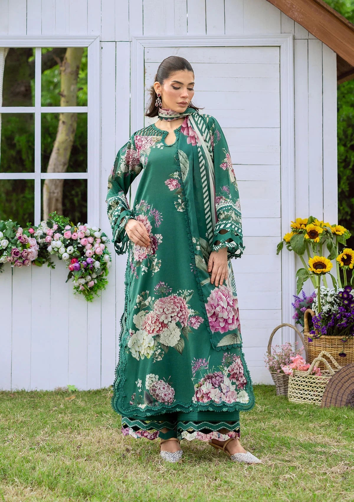 Elaf - Lawn Collection Unstitched  - EPB-8B MARIN
